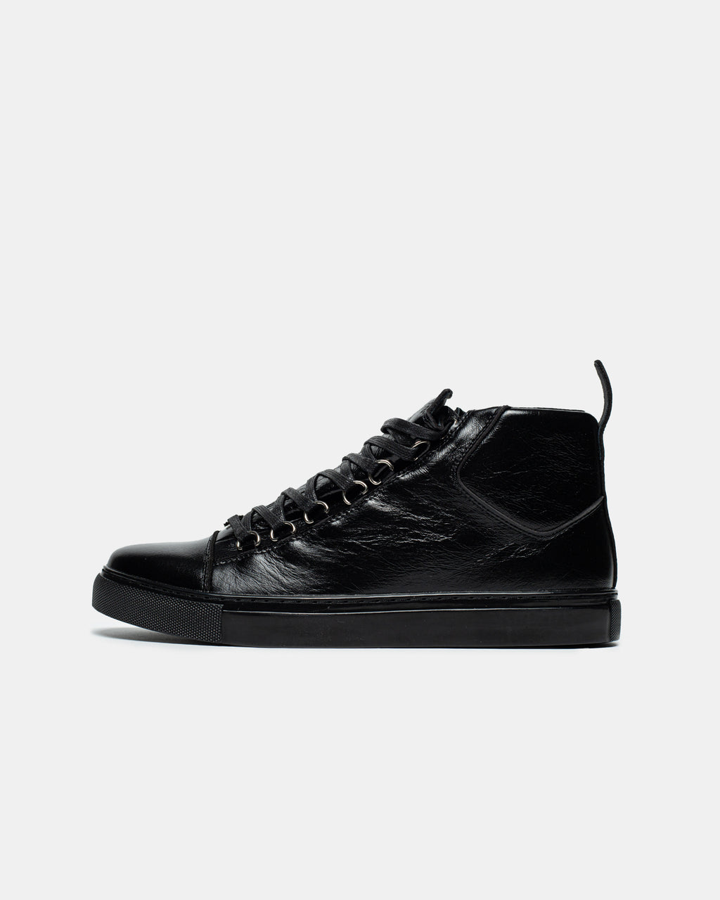 BALENCIAGA ARENA HIGH SNEAKER IN BLACK