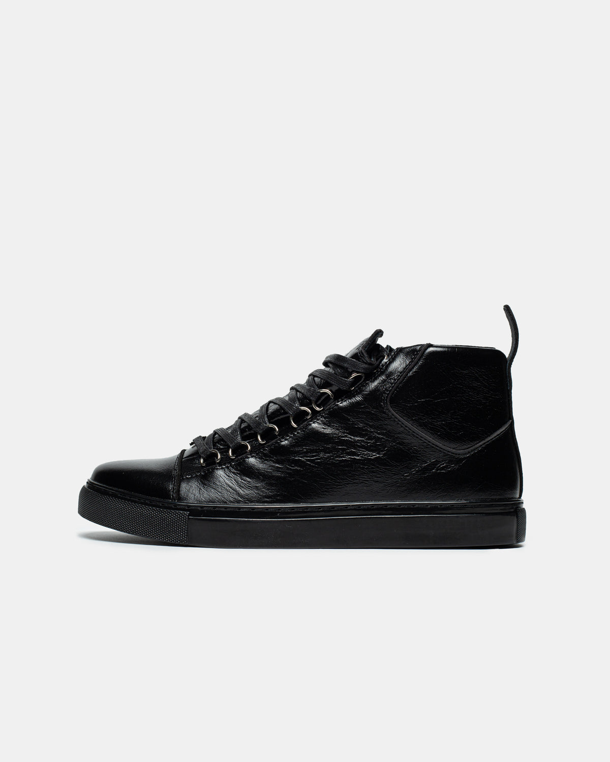 BALENCIAGA ARENA HIGH SNEAKER IN BLACK