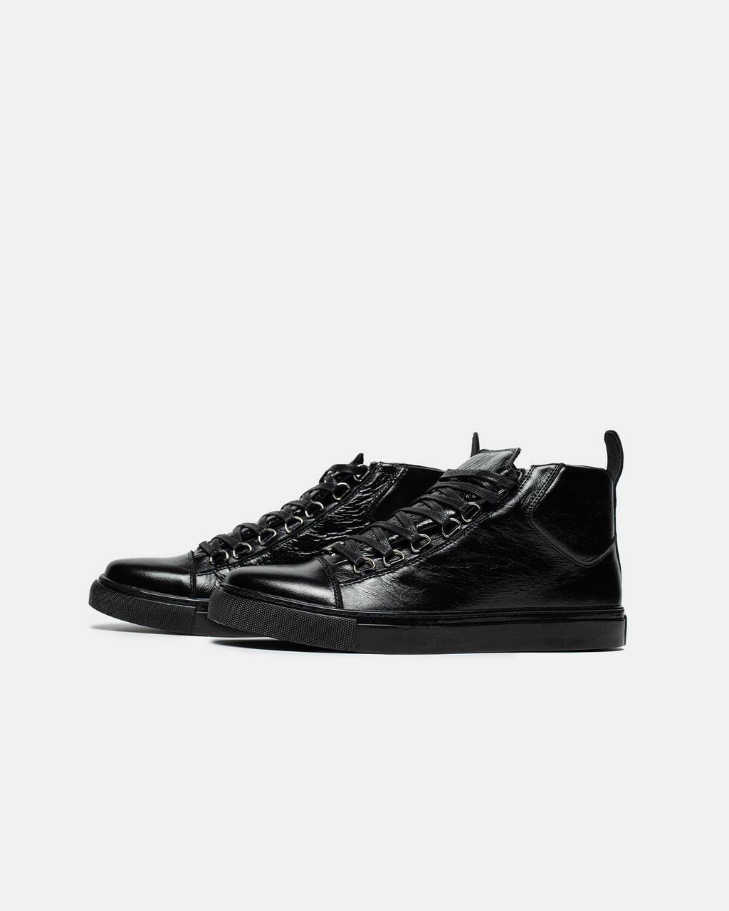 BALENCIAGA ARENA HIGH SNEAKER IN BLACK