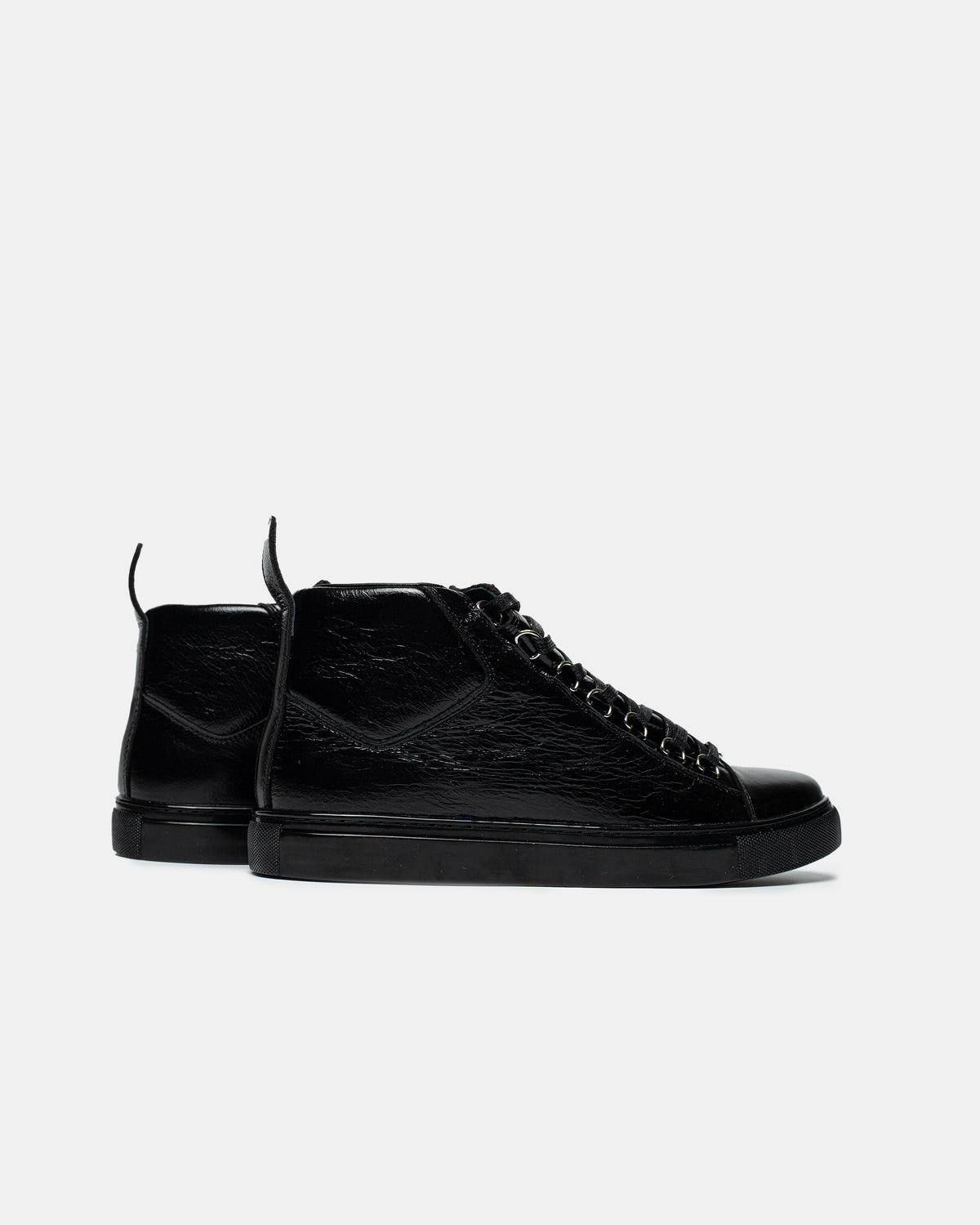 BALENCIAGA ARENA HIGH SNEAKER IN BLACK