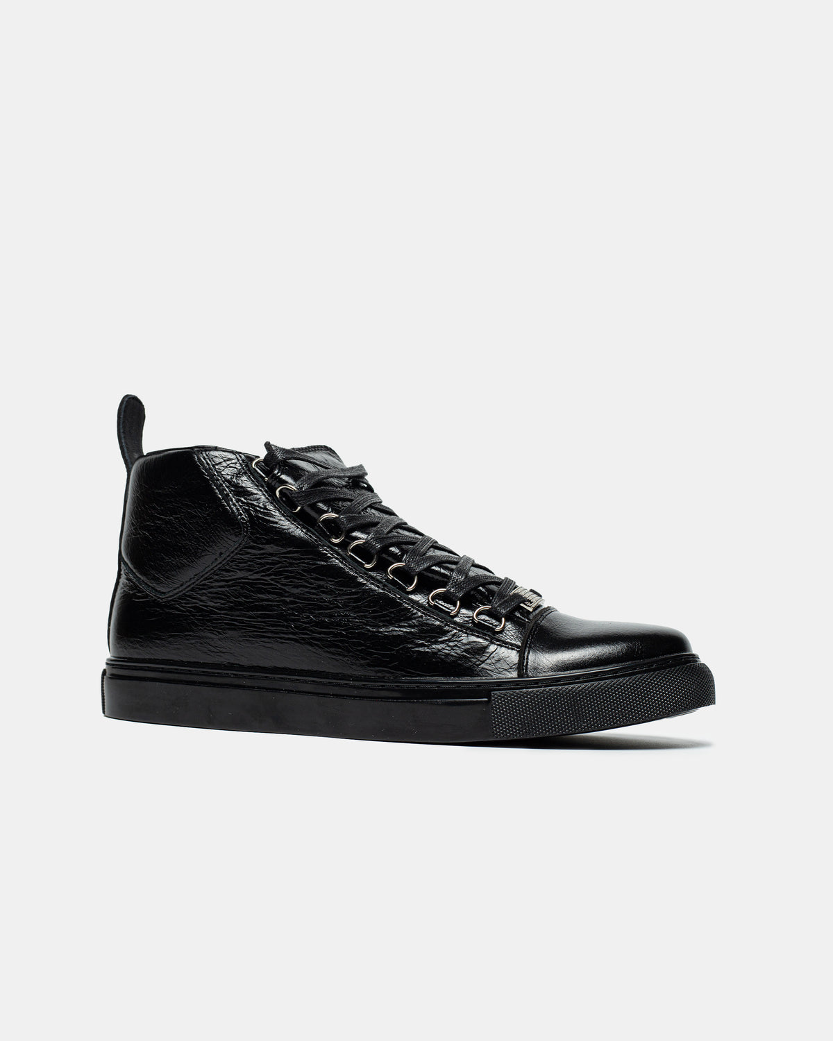 BALENCIAGA ARENA HIGH SNEAKER IN BLACK