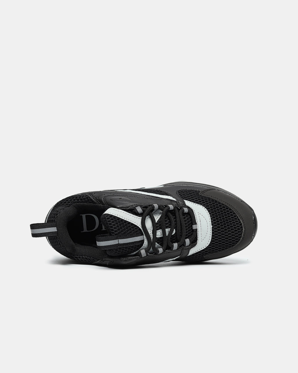 DIOR B22 SNEAKER IN 'BLACK REFLECTIVE'