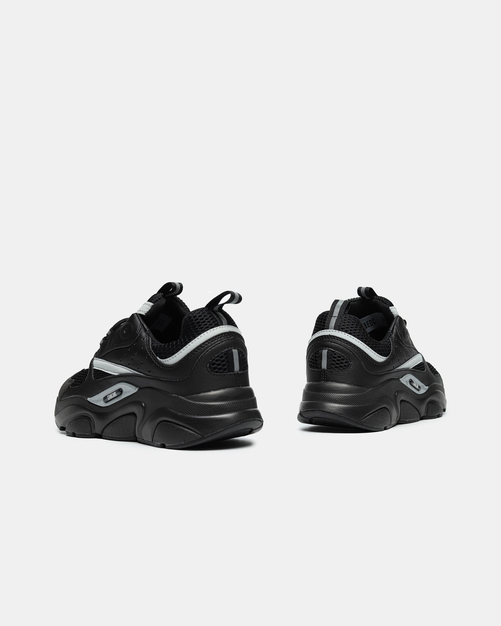 DIOR B22 SNEAKER IN 'BLACK REFLECTIVE'