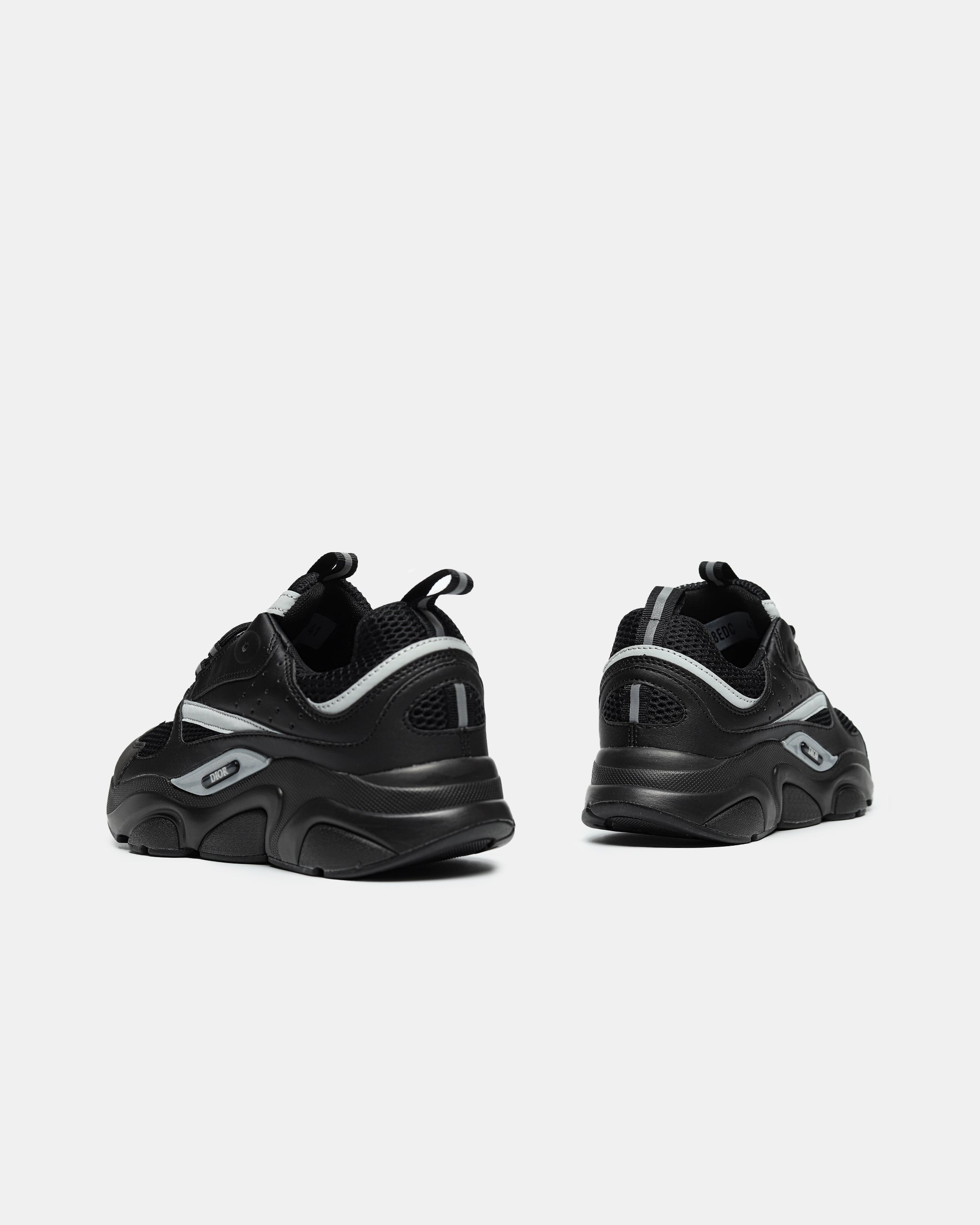 DIOR B22 SNEAKER IN 'BLACK REFLECTIVE'