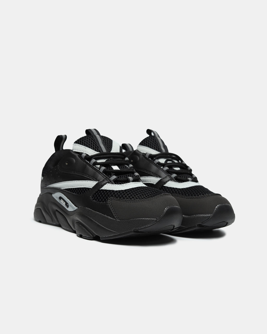 DIOR B22 SNEAKER IN 'BLACK REFLECTIVE'