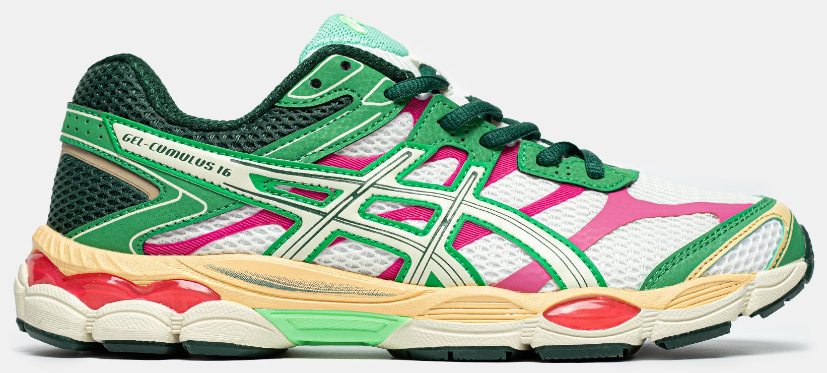 ASICS GEL CUMULUS 16 'GREEN CREAM IVORY'