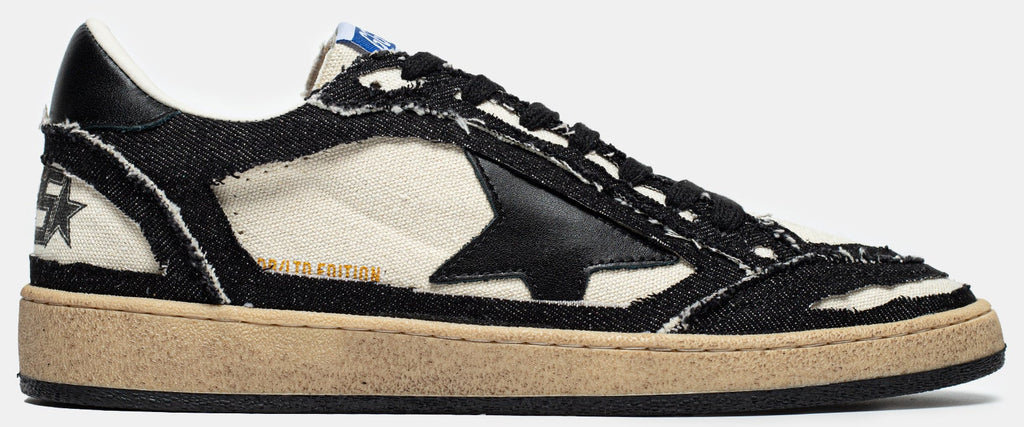 GOLDEN GOOSE BALL STAR IN BLACK/WHITE