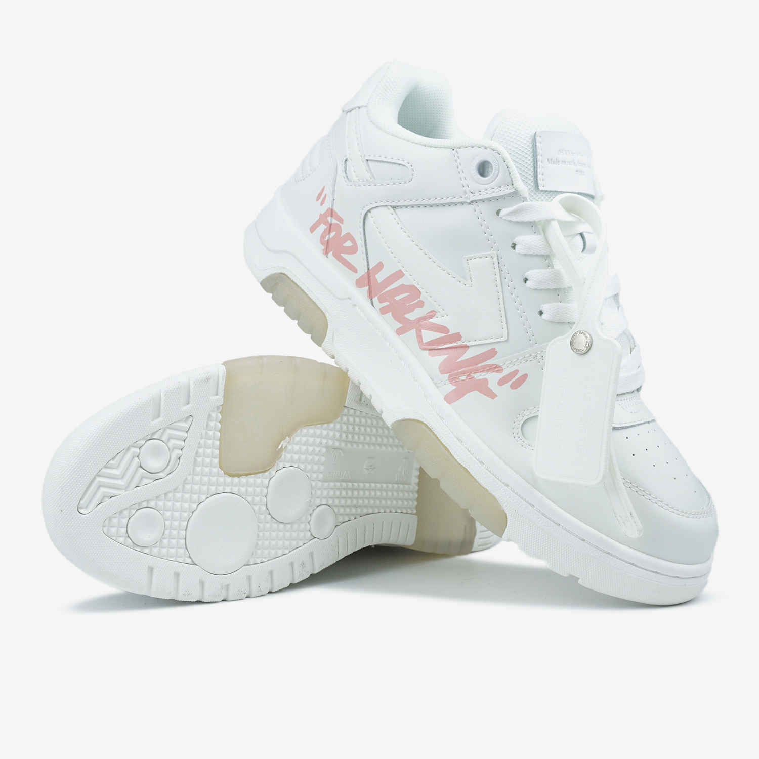 OFF-WHITE OUT OF OFFICE LOW FOR WALKING PINK WHITE