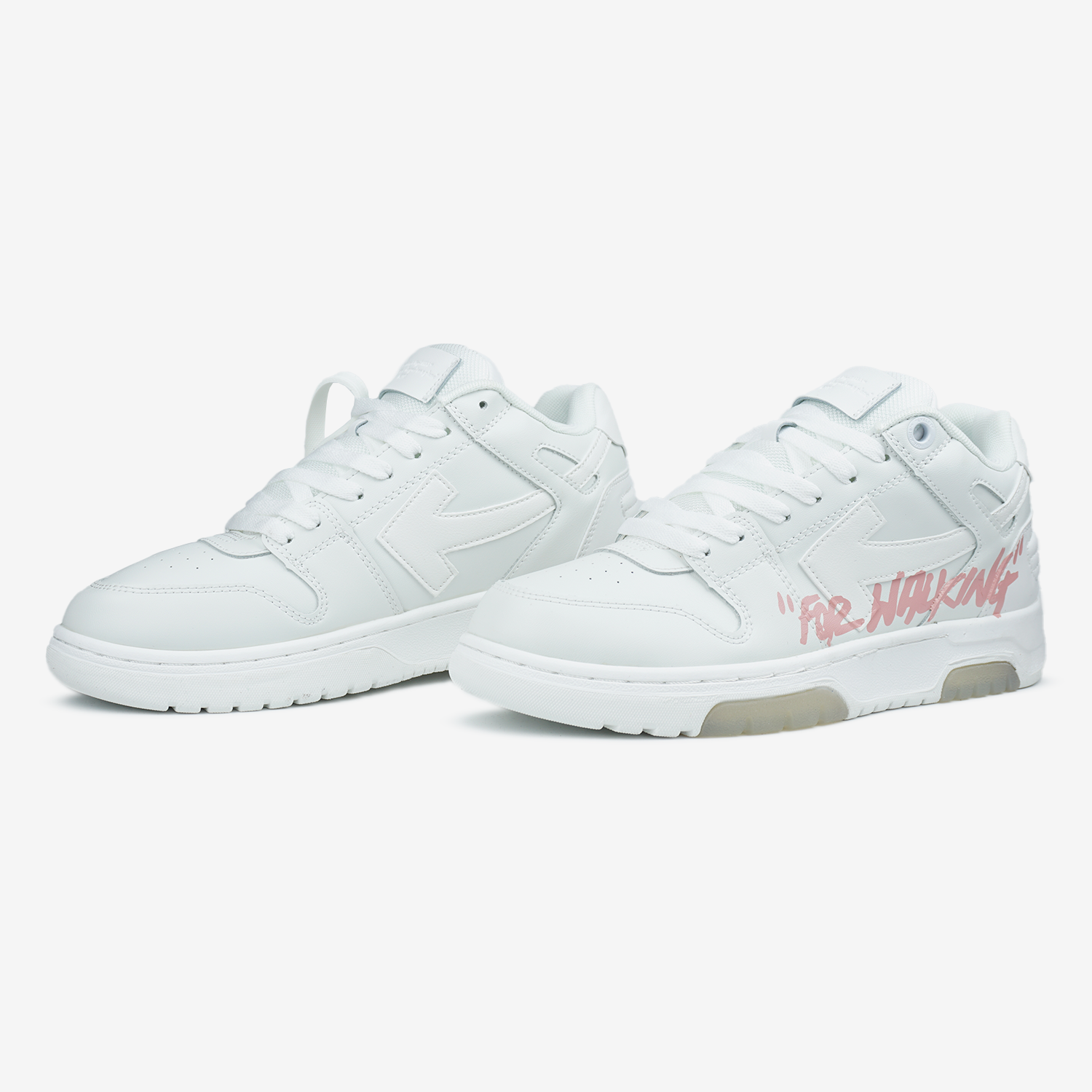 OFF-WHITE OUT OF OFFICE LOW FOR WALKING PINK WHITE