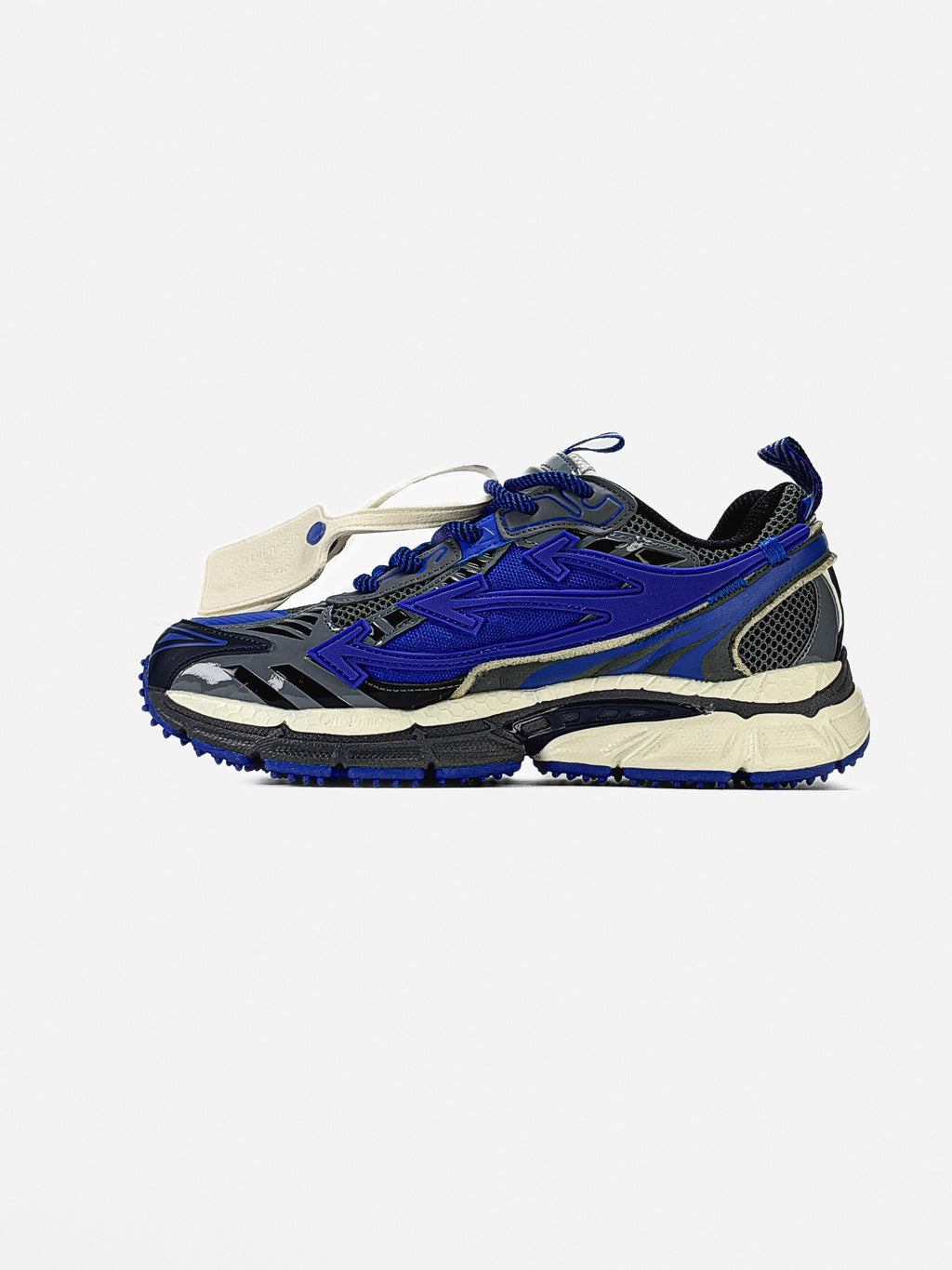 OFF-WHITE BE RIGHT BACK IN GUNMETAL BLUE