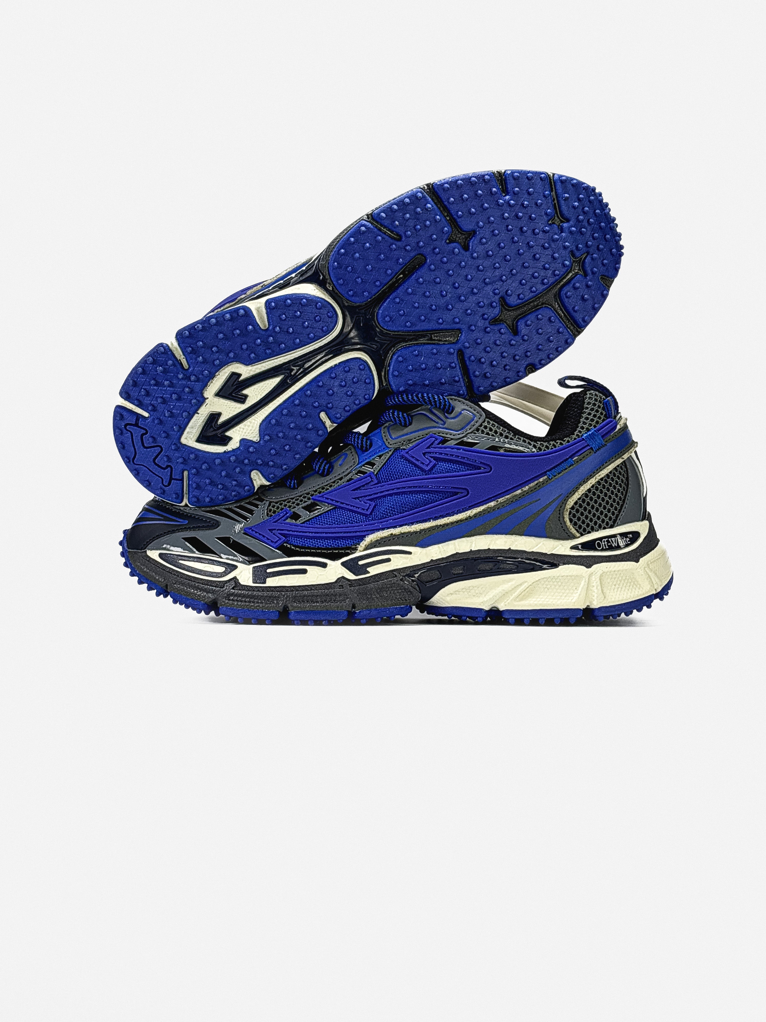 OFF-WHITE BE RIGHT BACK IN GUNMETAL BLUE