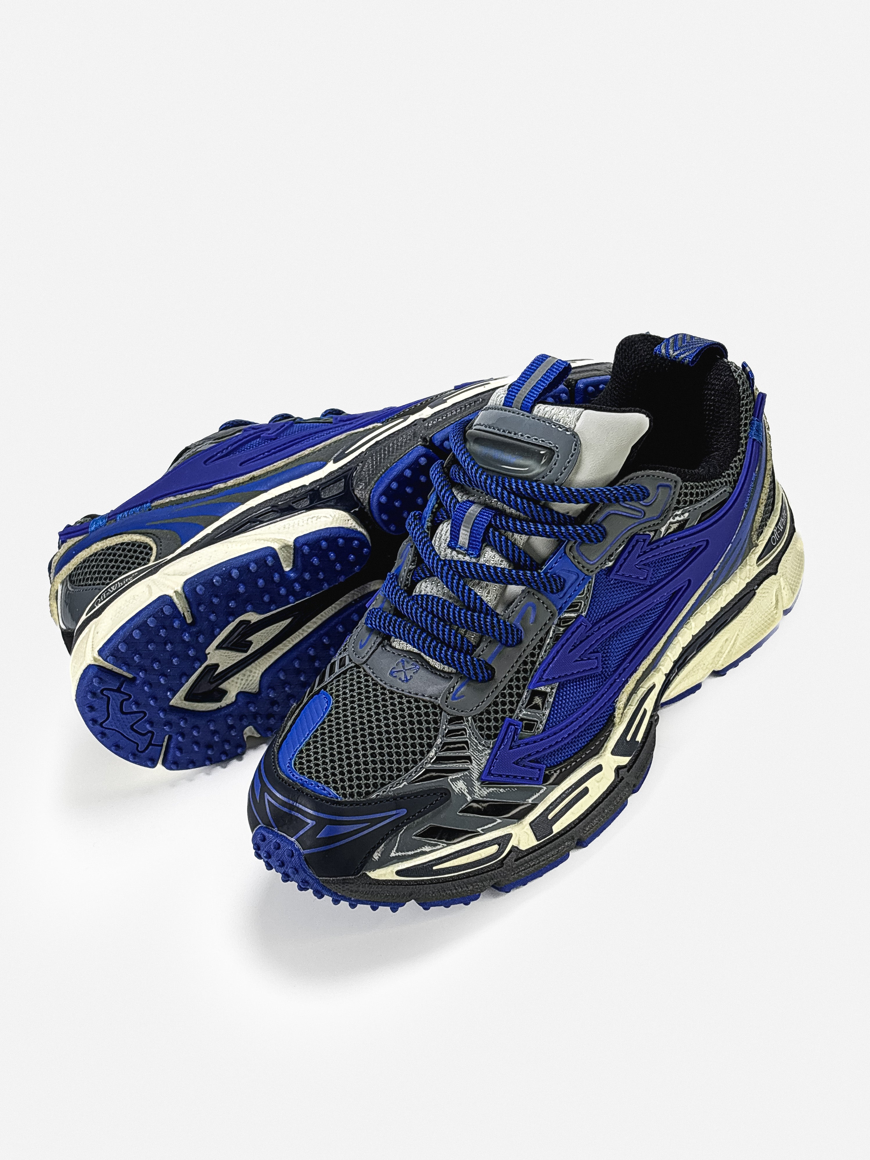 OFF-WHITE BE RIGHT BACK IN GUNMETAL BLUE