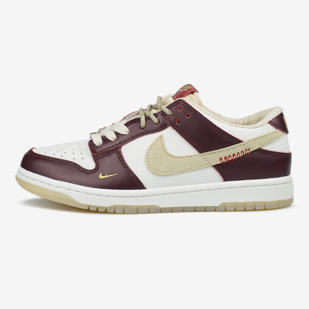 NIKE SB DUNK LOW LX WHITE MAROON