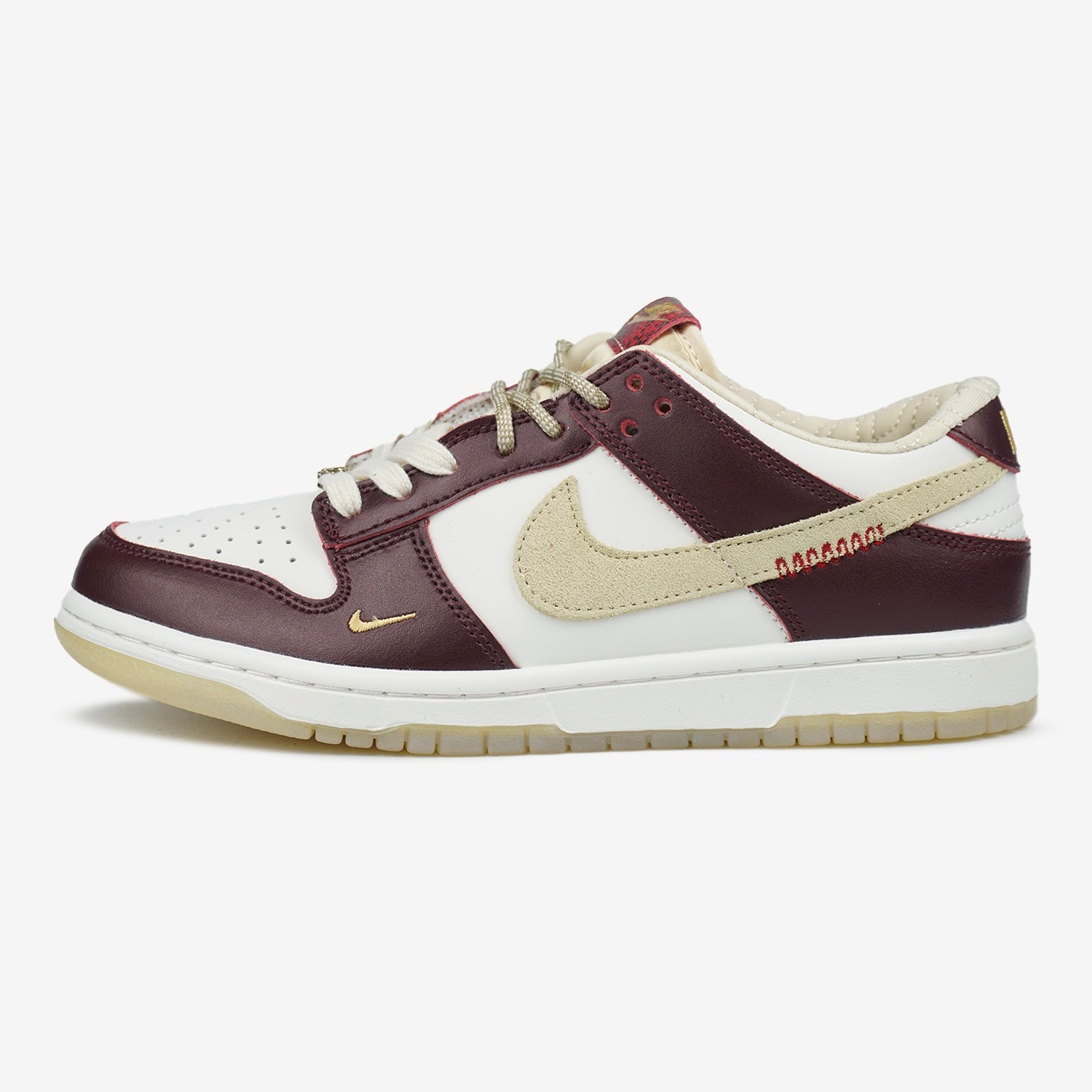 NIKE SB DUNK LOW LX WHITE MAROON