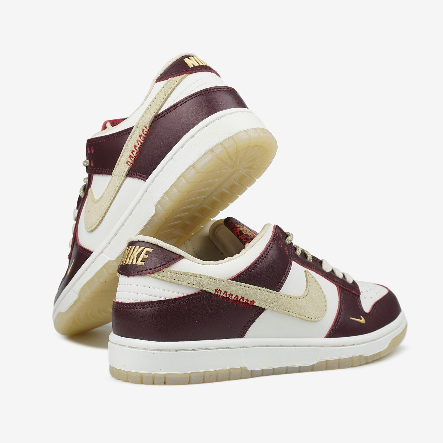 NIKE SB DUNK LOW LX WHITE MAROON