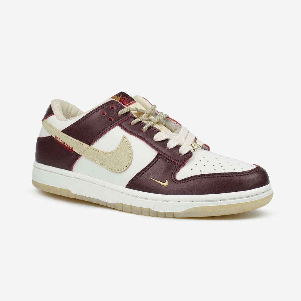 NIKE SB DUNK LOW LX WHITE MAROON