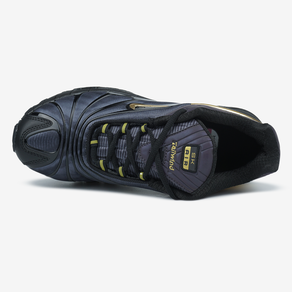 NIKE AIR MAX SKEPTA TAILWIND IN BLACK/GOLD