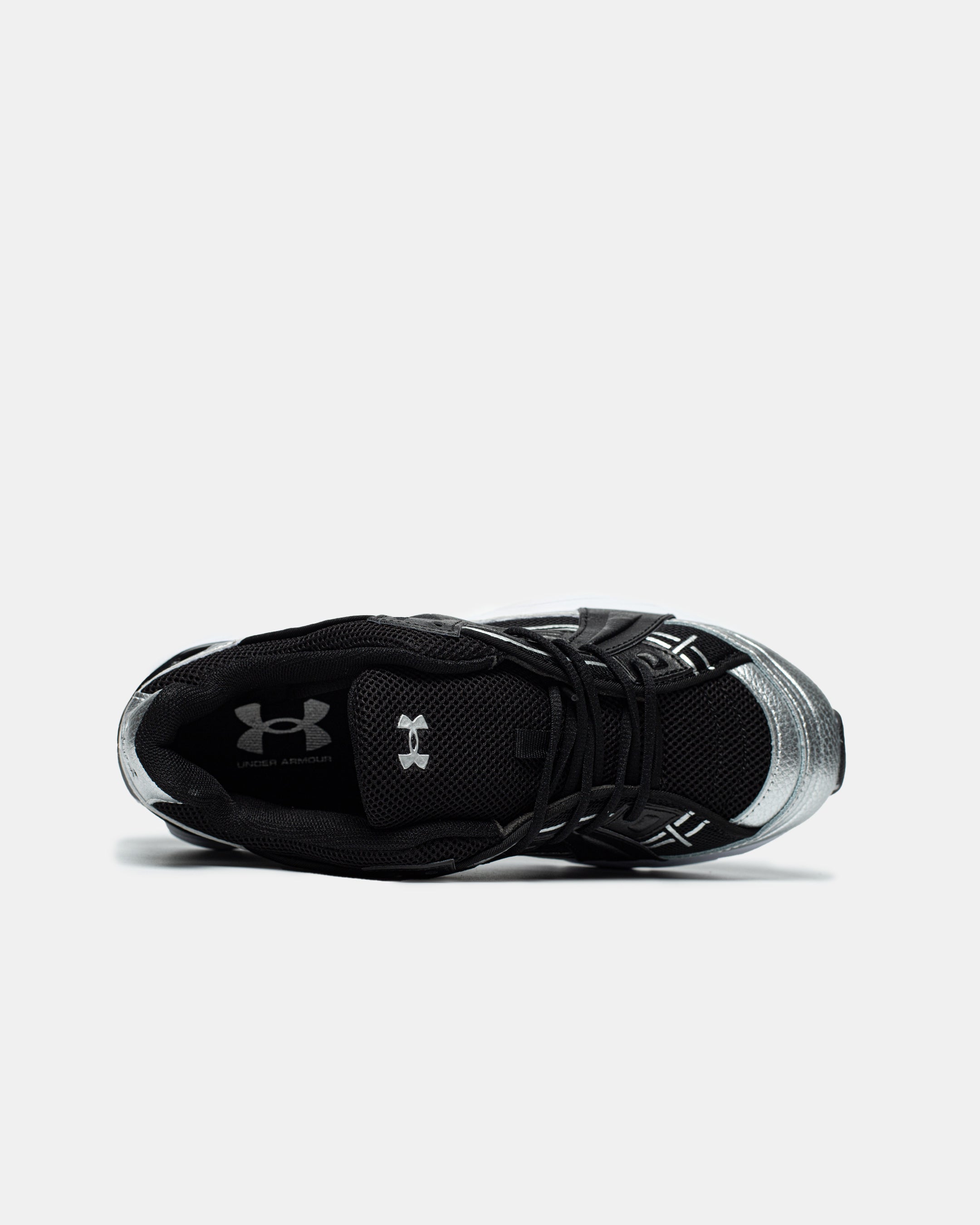 UNDER ARMOUR SOLA 'BLACK WHITE METALLIC SILVER'