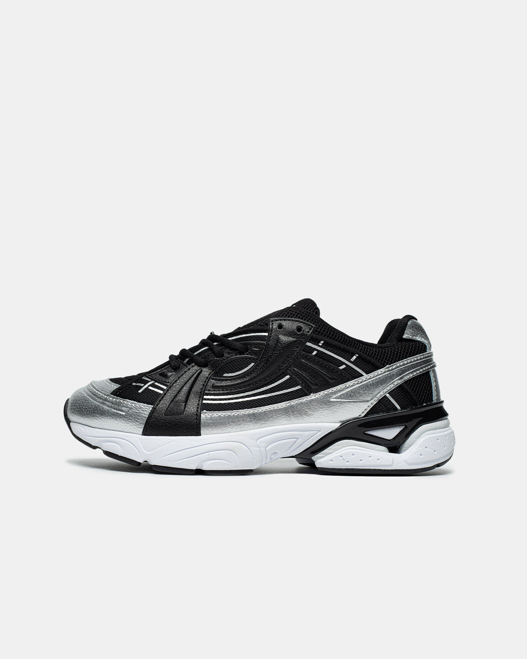 UNDER ARMOUR SOLA 'BLACK WHITE METALLIC SILVER'