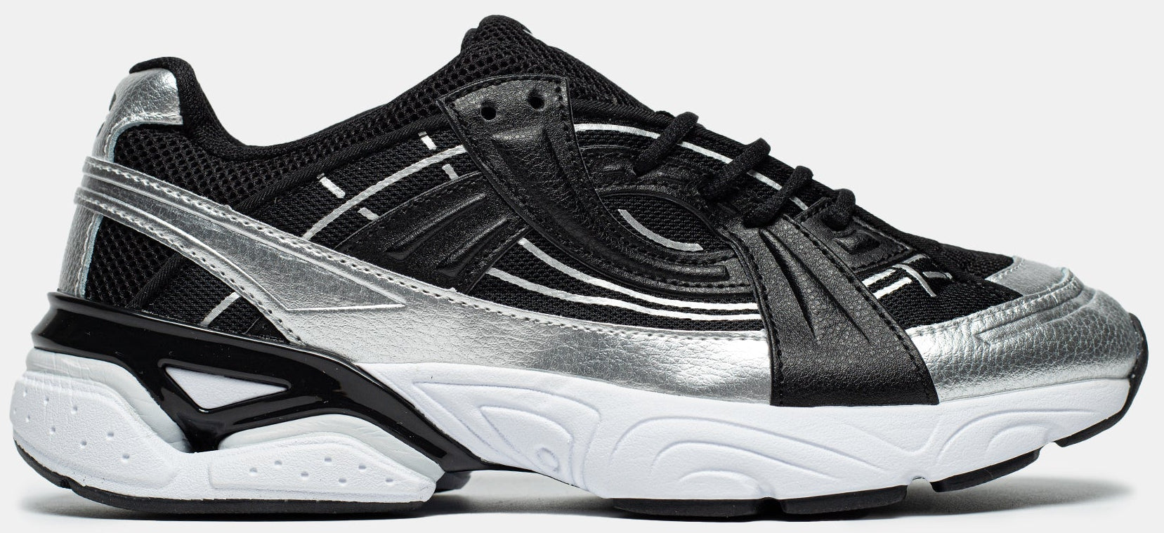 UNDER ARMOUR SOLA 'BLACK WHITE METALLIC SILVER'