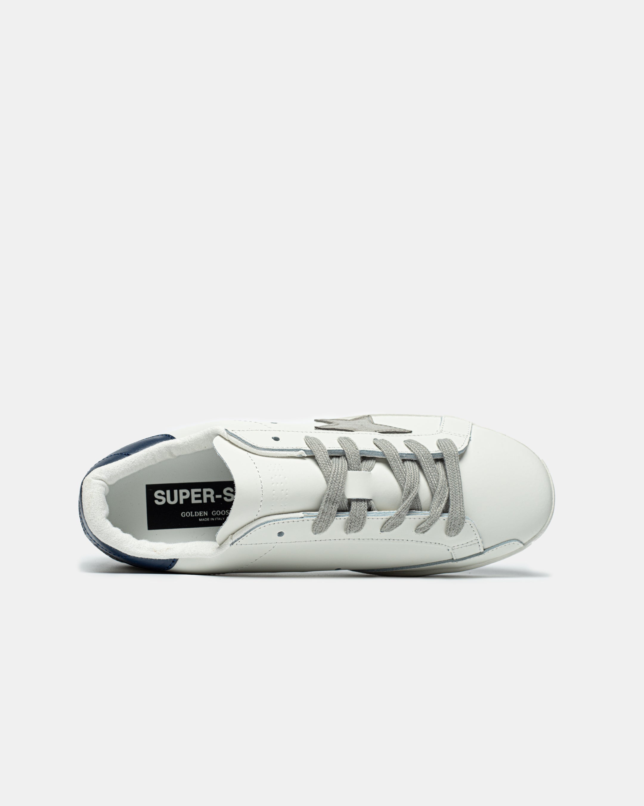 GOLDEN GOOSE BALL STAR IN WHITE/BLUE