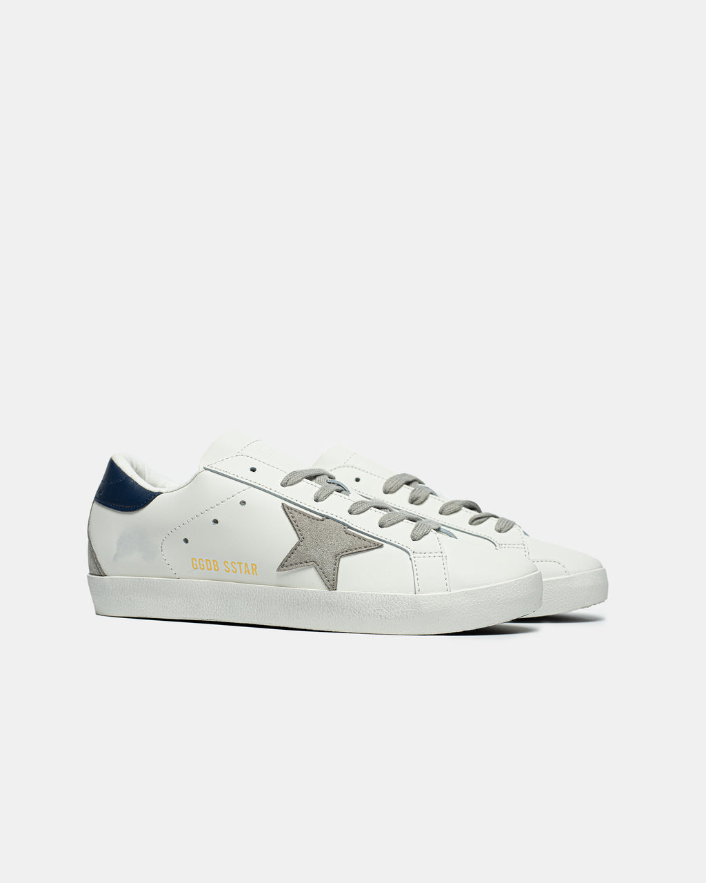 GOLDEN GOOSE BALL STAR IN WHITE/BLUE