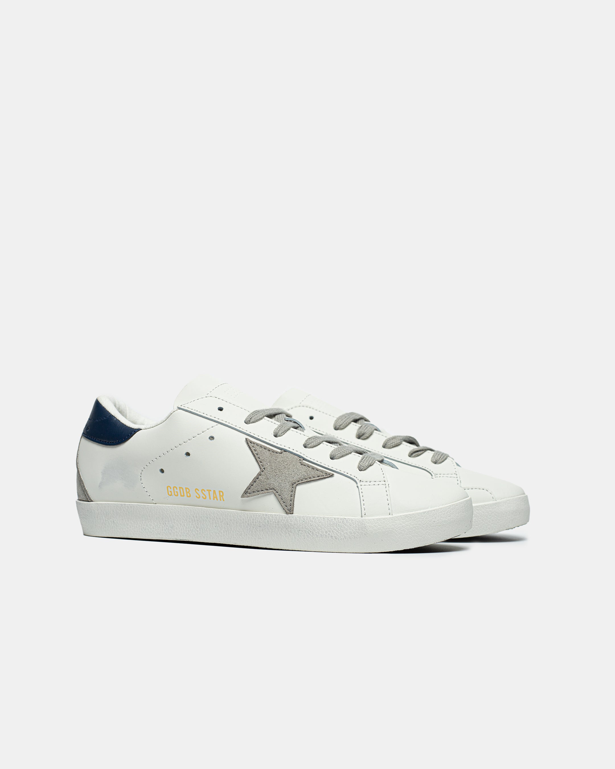 GOLDEN GOOSE BALL STAR IN WHITE/BLUE