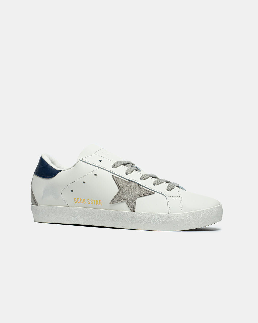 GOLDEN GOOSE BALL STAR IN WHITE/BLUE