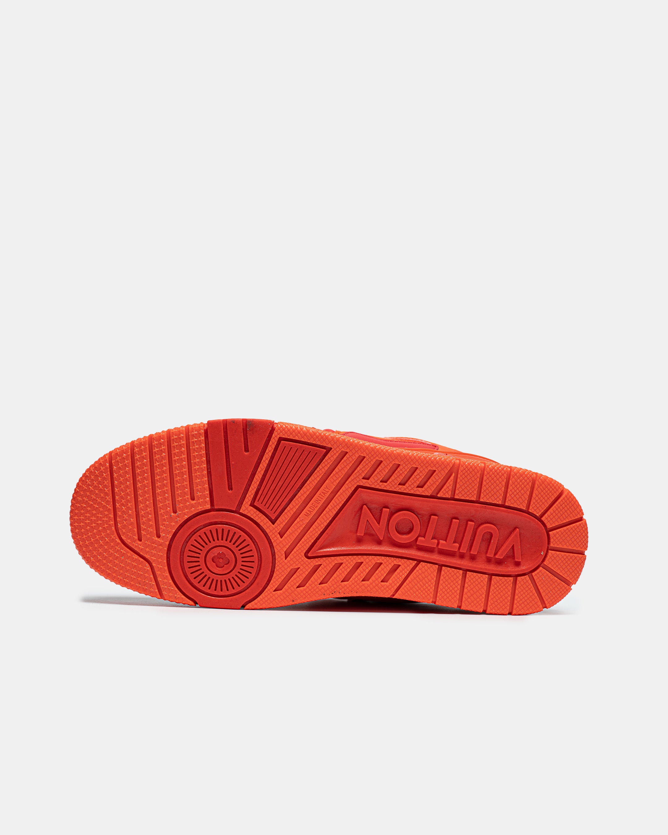 LOUIS VUITTON SKATE SNEAKER IN “RED MIX ORANGE COWHIDE”