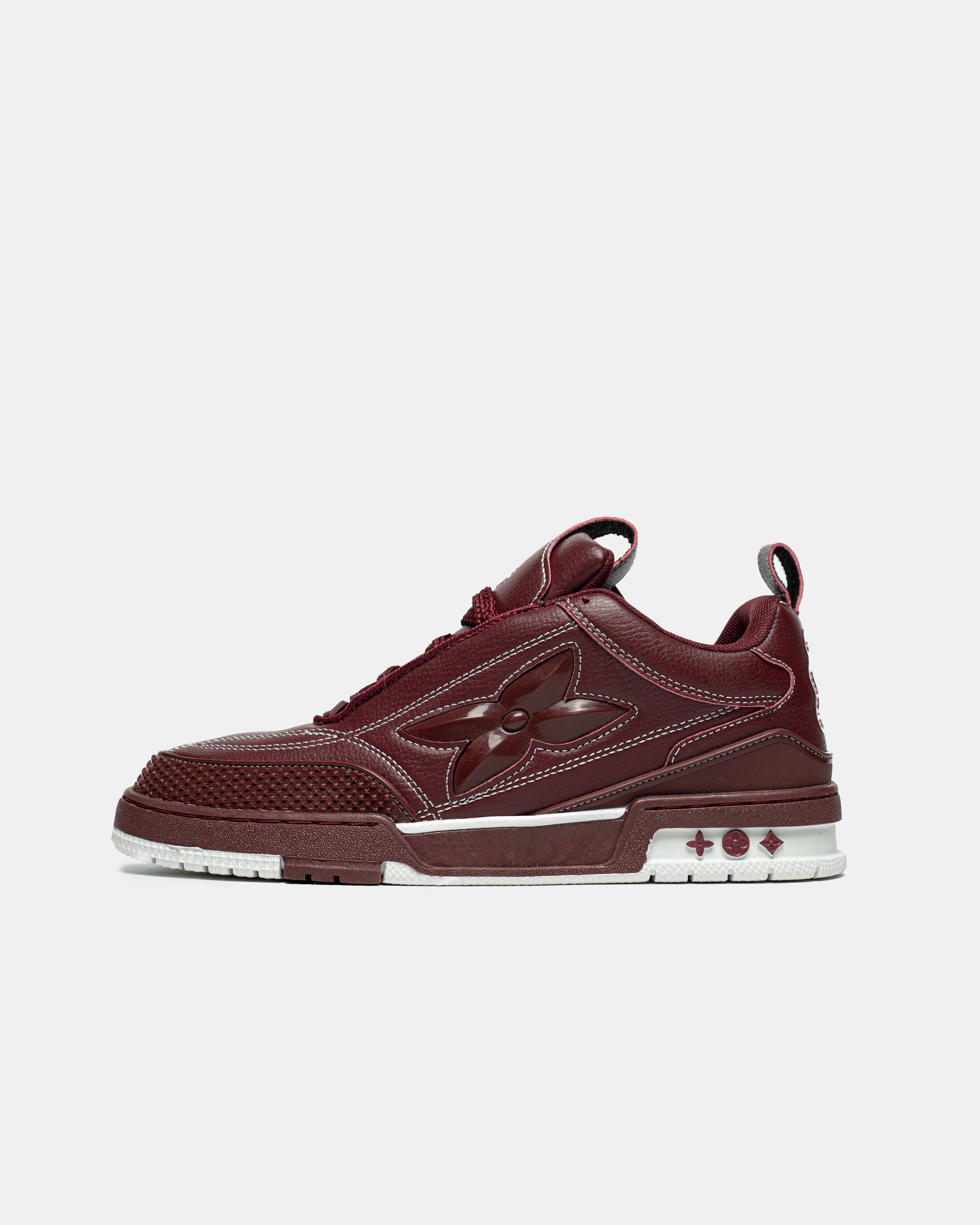 LOUIS VUITTON SKATE SNEAKER IN BORDEAUX RED / BURGUNDY