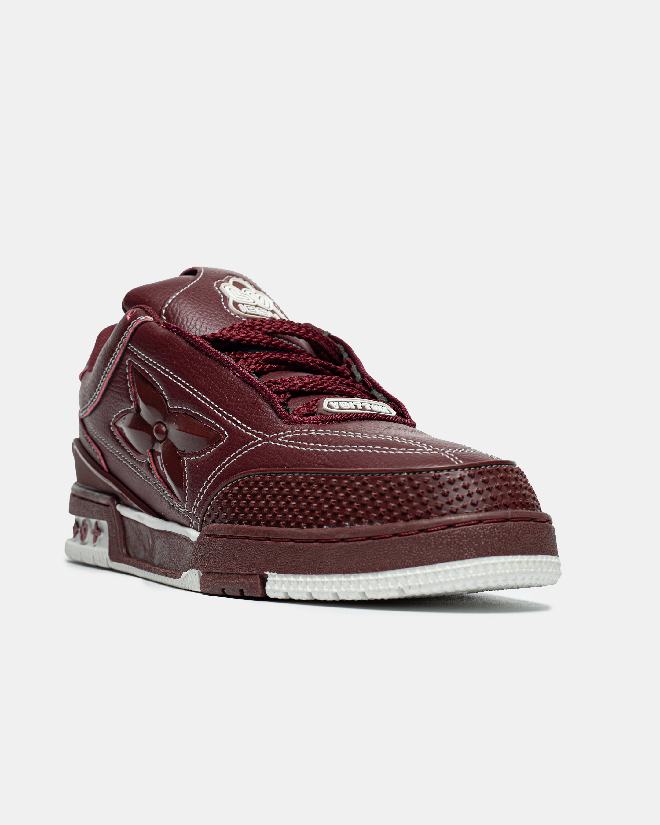 LOUIS VUITTON SKATE SNEAKER IN BORDEAUX RED / BURGUNDY