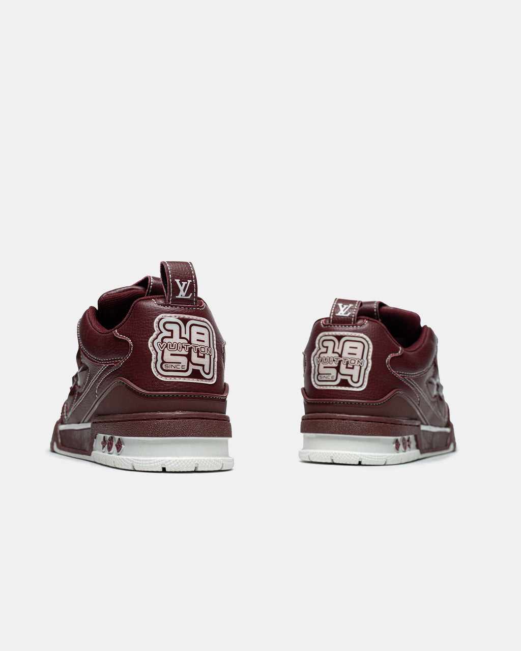 LOUIS VUITTON SKATE SNEAKER IN BORDEAUX RED / BURGUNDY