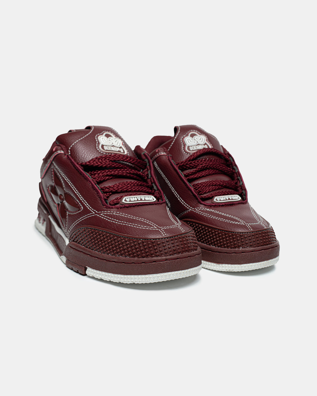 LOUIS VUITTON SKATE SNEAKER IN BORDEAUX RED / BURGUNDY