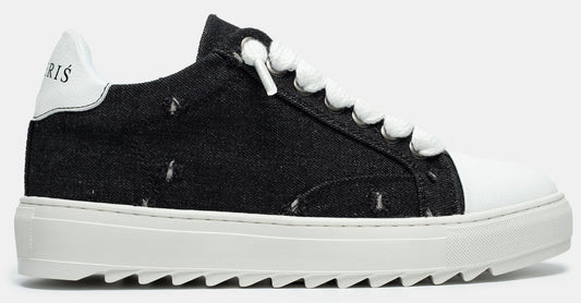 NUMERIS SNEAKER IN BLACK DENIM