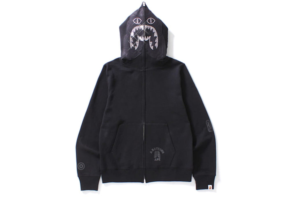 BAPE SWAROVSKI 1ST TIGER FULL ZIP HOODIE