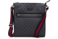 GUCCI X SUPREME GG MESSENGER BAG IN BLACK/GREY