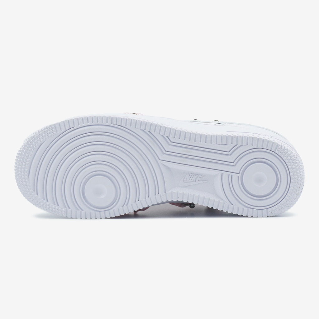 NIKE AIR FORCE 1 LOW CUSTOM LANVIN LACES PINK