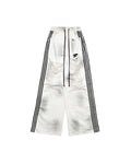 YORI SPORT DIRTY WASH LOGO 5-STRIPE DENIM IN "DIRTY" WASH