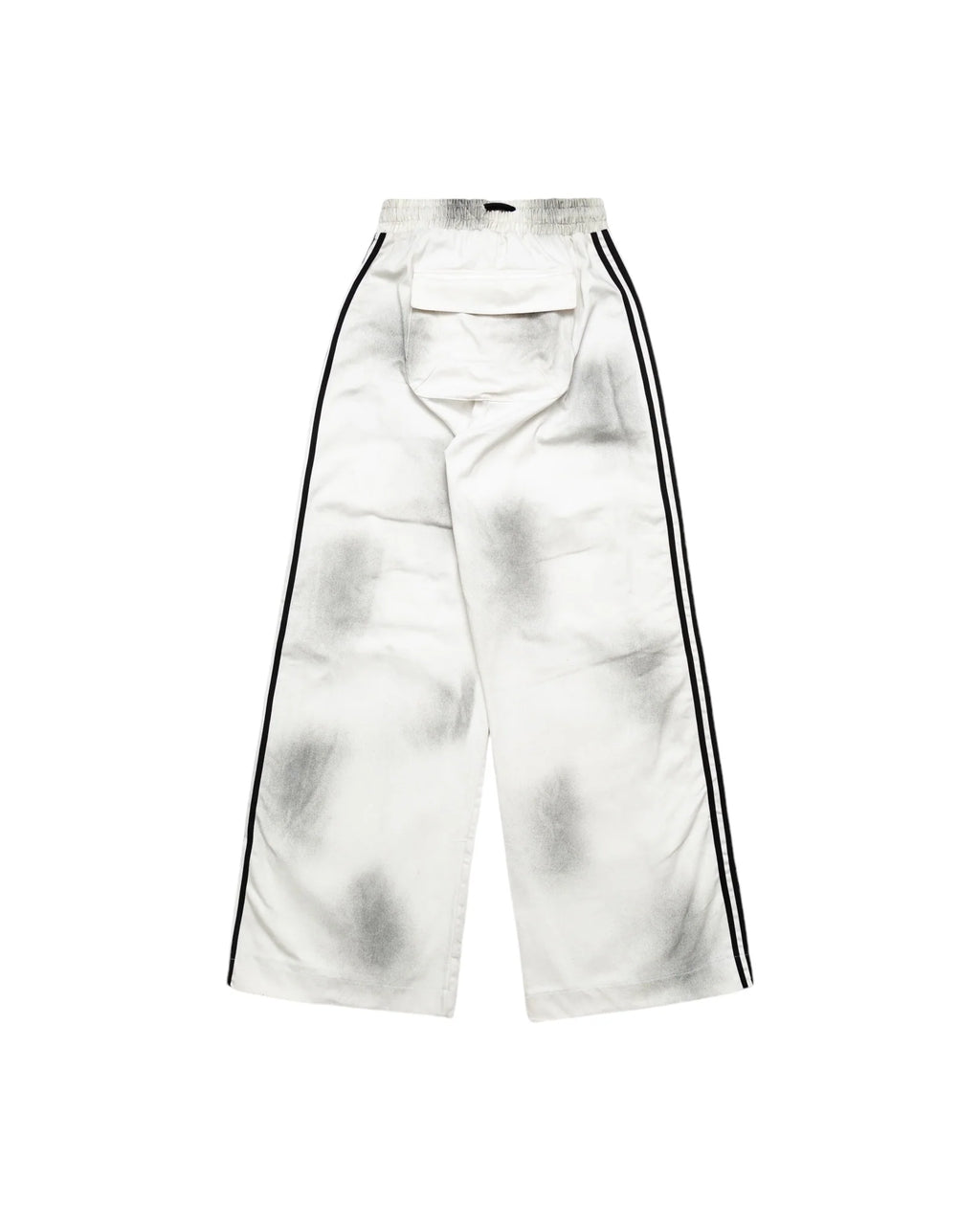 YORI SPORT DIRTY WASH LOGO 5-STRIPE DENIM IN "DIRTY" WASH