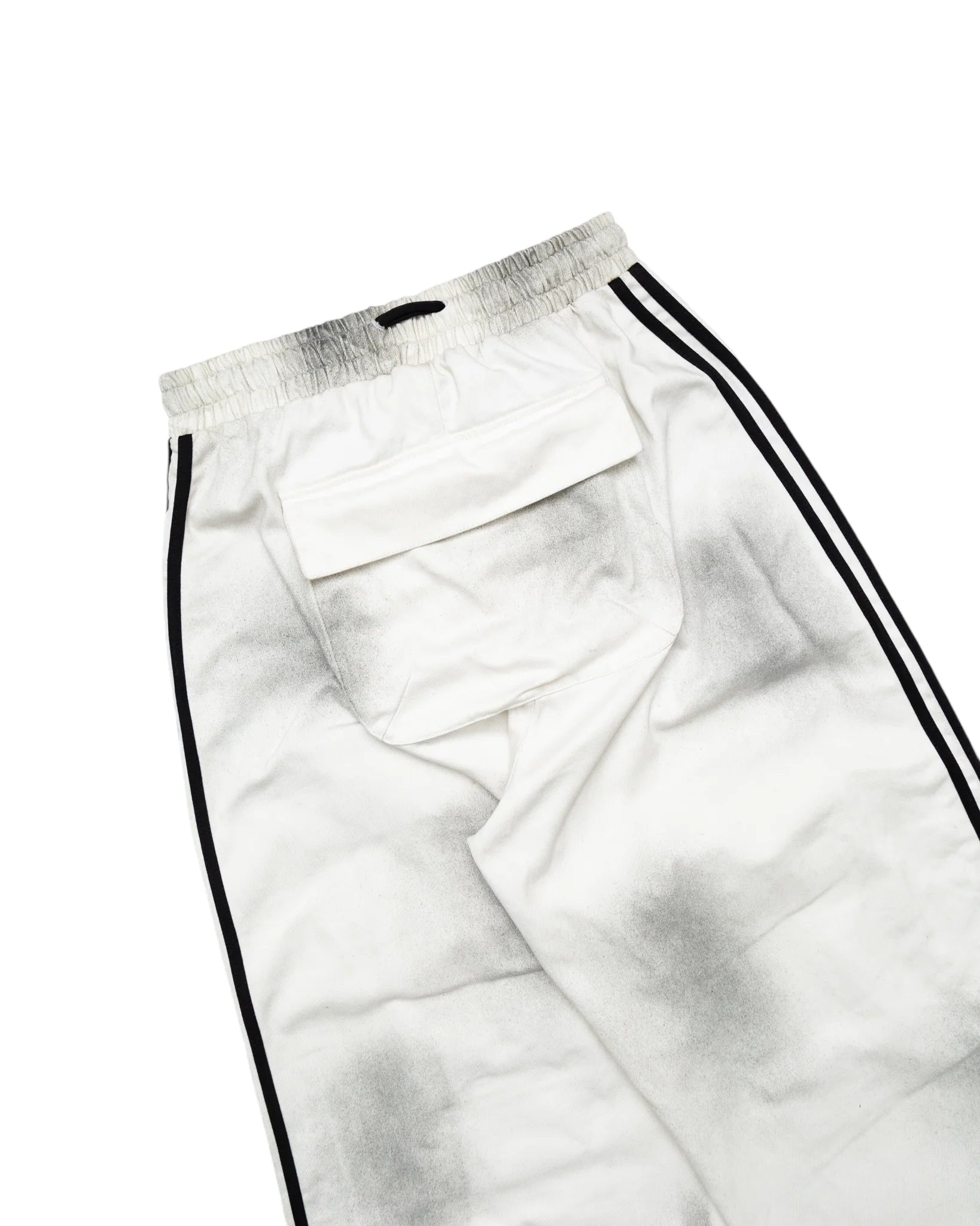 YORI SPORT DIRTY WASH LOGO 5-STRIPE DENIM IN "DIRTY" WASH