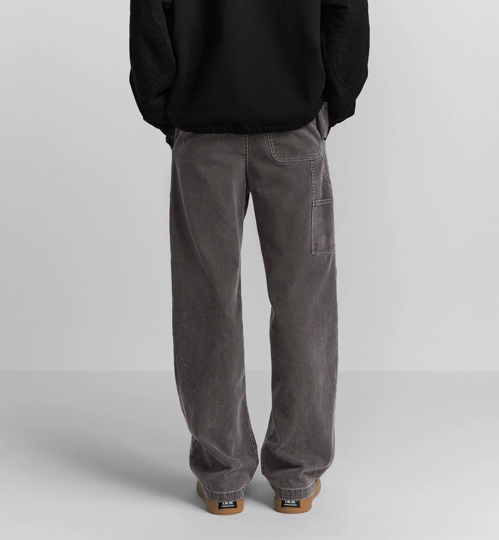 STONE ISLAND X DIOR CARGO JEANS BLACK