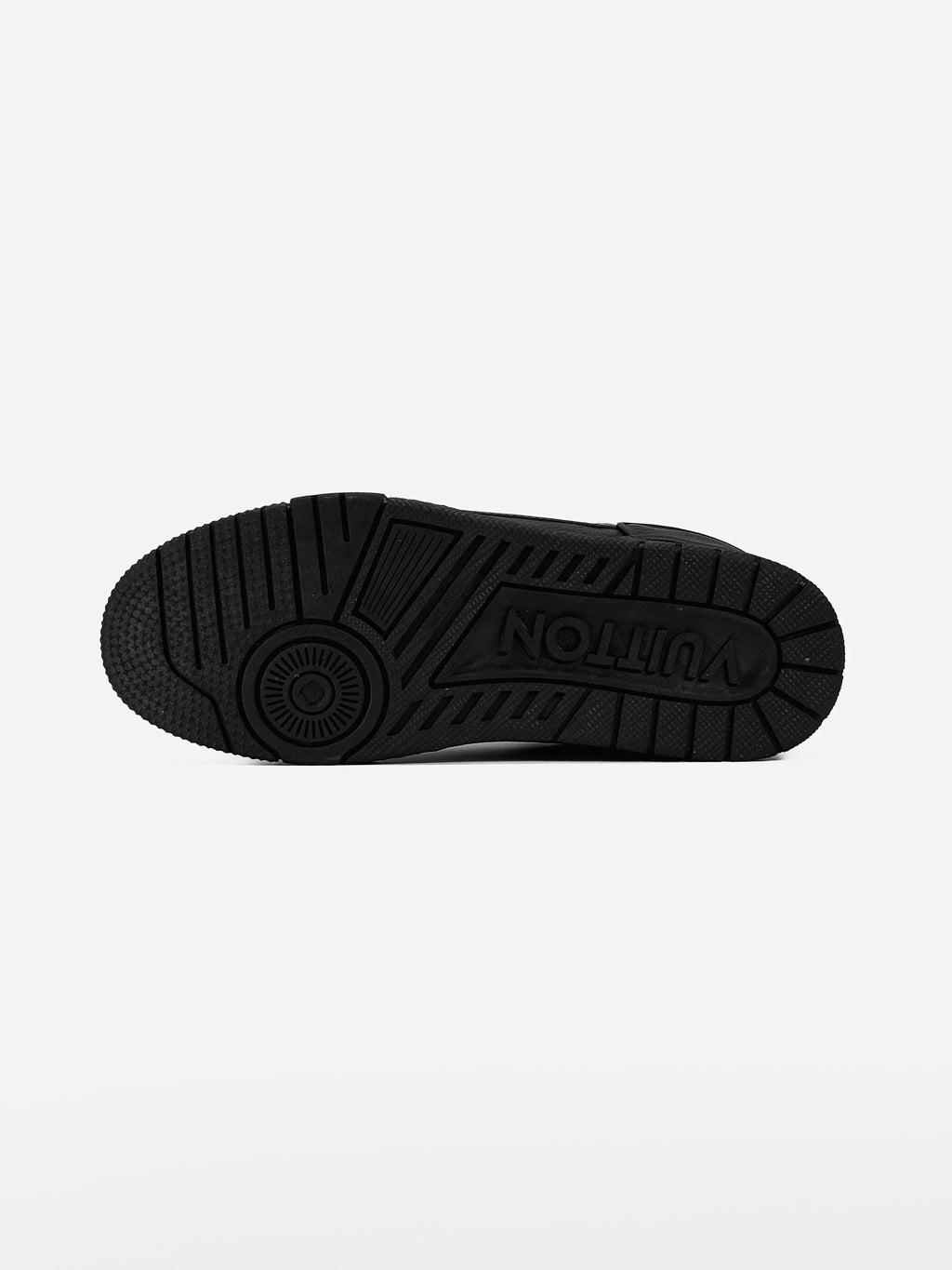LOUIS VUITTON LOGO SKATE SNEAKER IN BLACK
