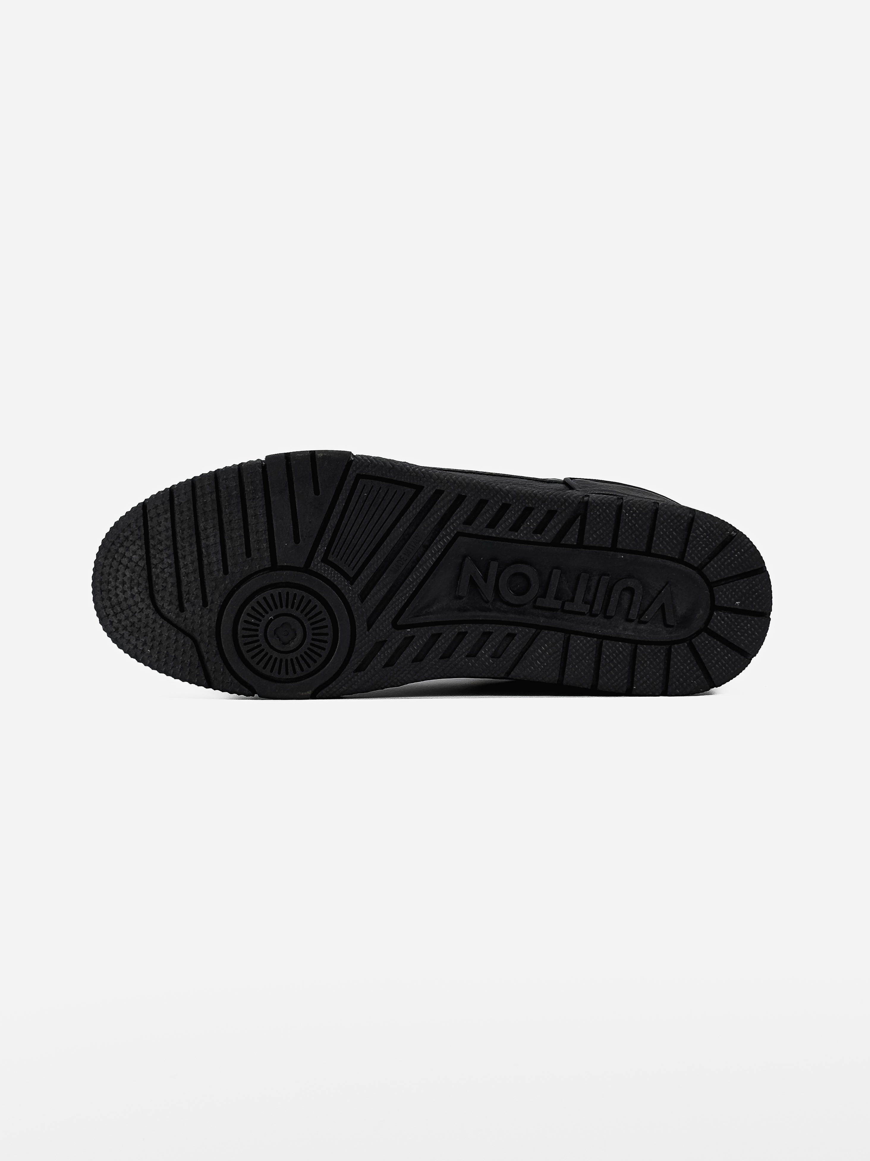 LOUIS VUITTON LOGO SKATE SNEAKER IN BLACK