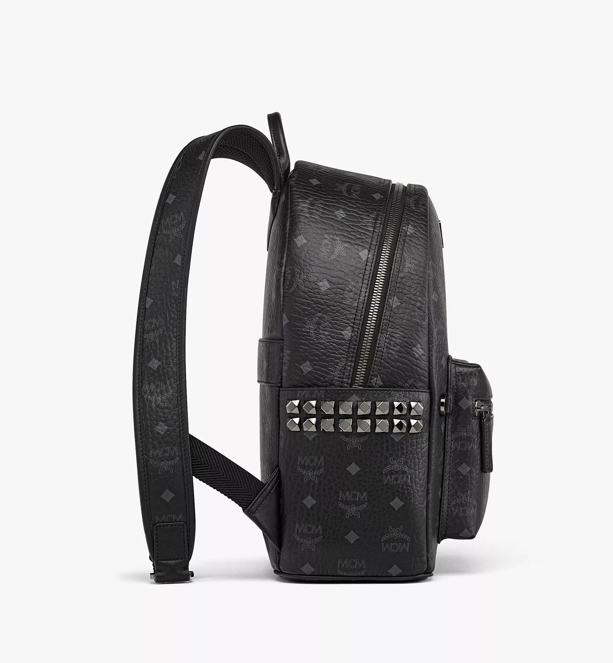 MCM STARK SIDE STUDS BACKPACK IN VISETOS