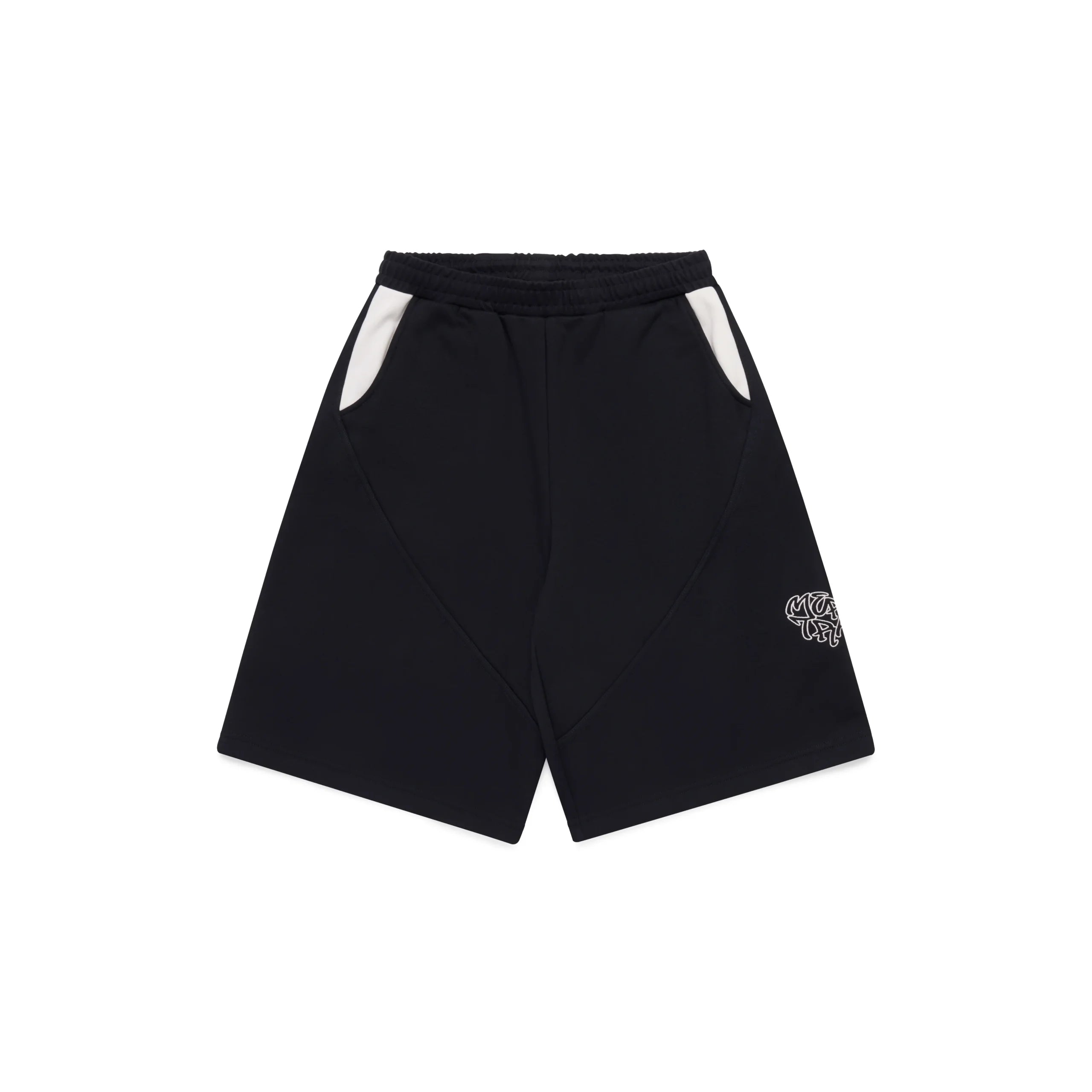 MERTRA BIGSTEP SHORTS (BLACK/WHITE)