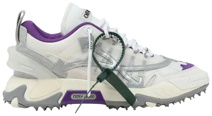 OFF-WHITE ODSY-2000 'WHITE LIGHT GREY PURPLE'