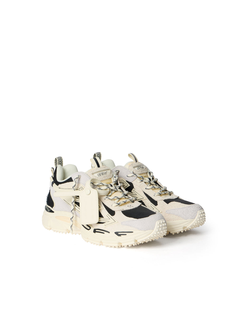 OFF-WHITE BE RIGHT BACK SUEDE OFF WHITE/ BLACK