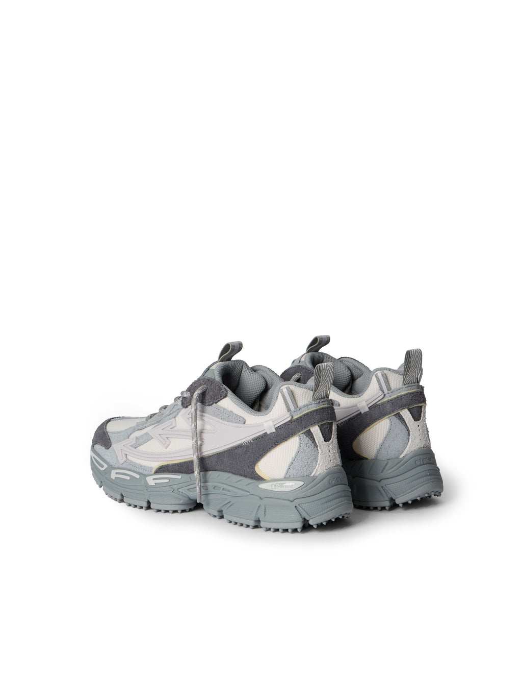 OFF-WHITE BE RIGHT BACK SUEDE IN GREY MELANGE - LIGHT GREY