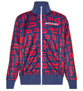 PALM ANGELS TRACK JACKET IN BLUE/RED