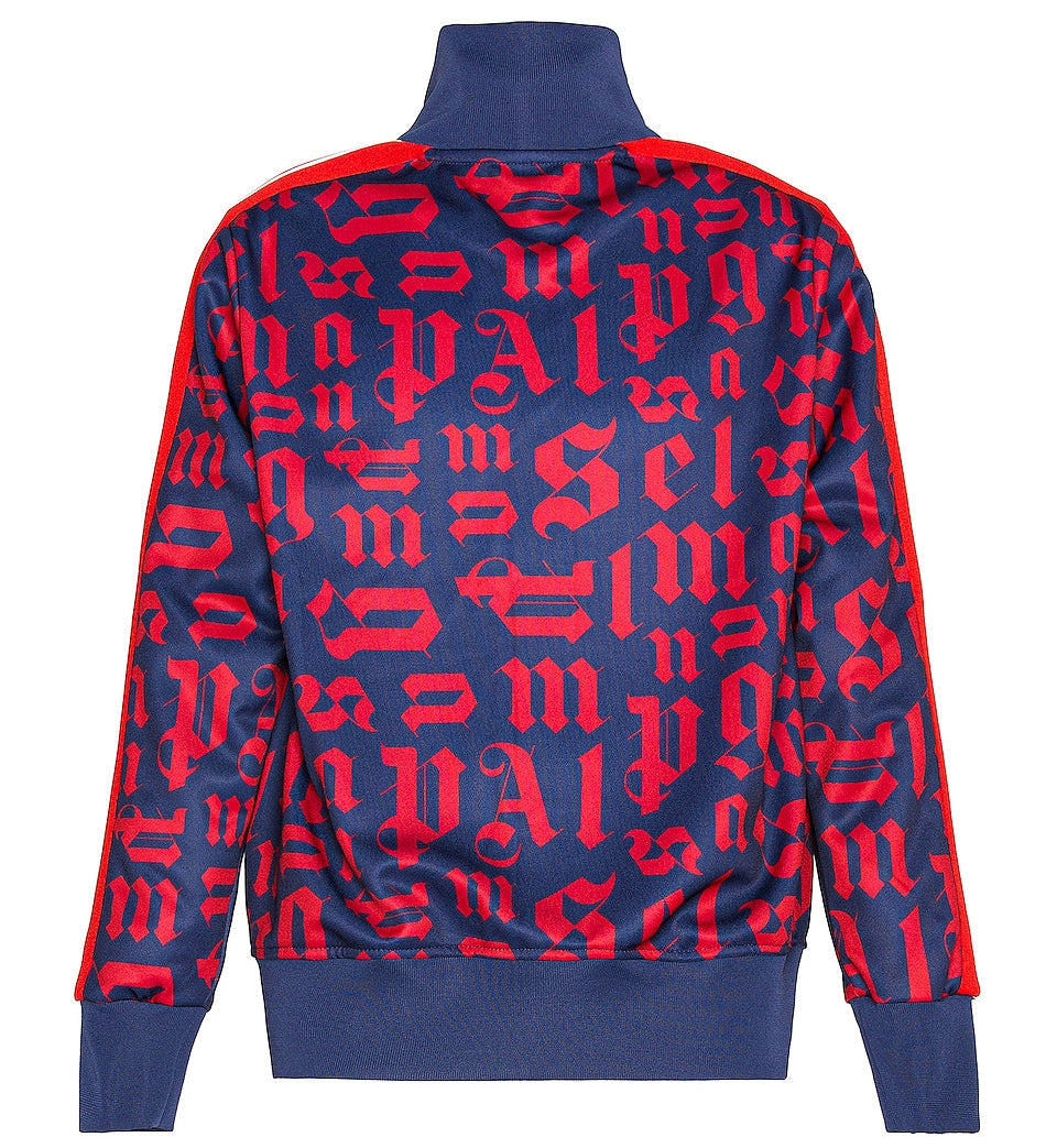 PALM ANGELS TRACK JACKET IN BLUE/RED